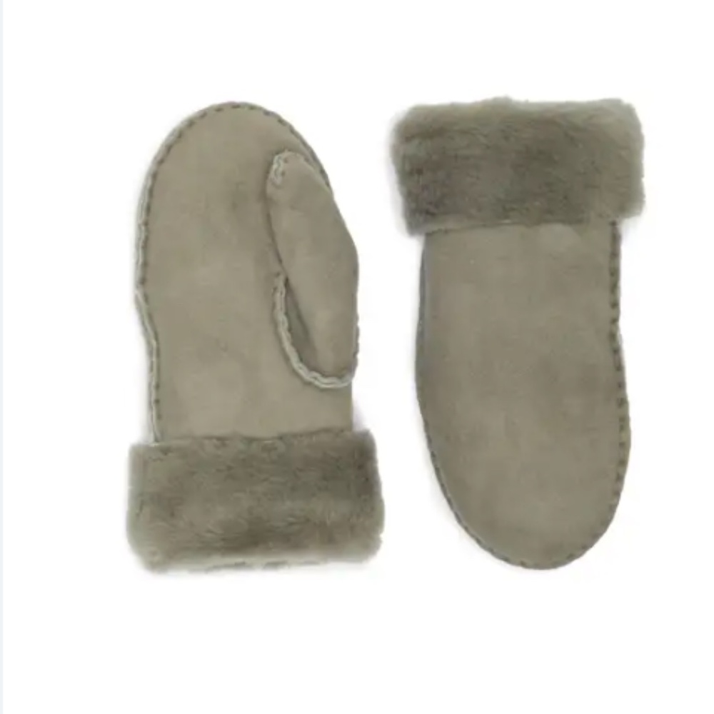 UGG Genuine Shearling Lined Mittens